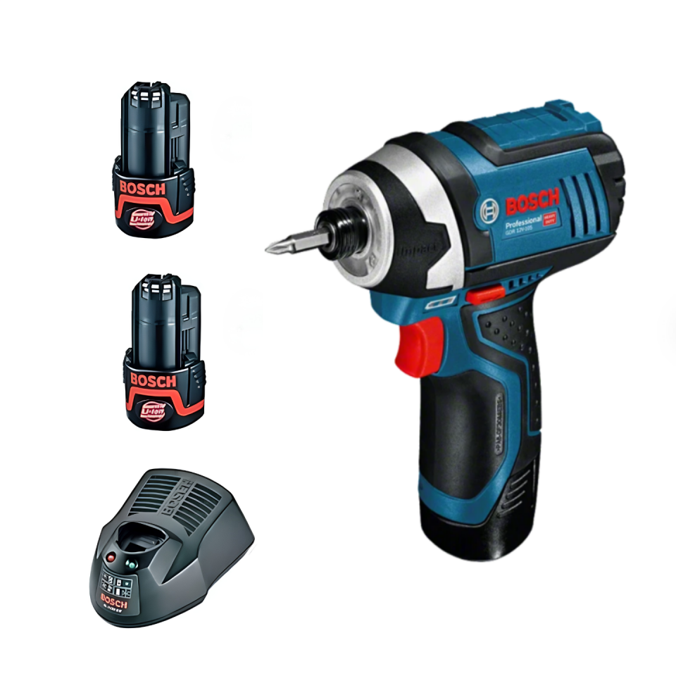 Bosch GDR 12V-105 Çift Akülü 2 Ah Somun Sıkma Makinesi