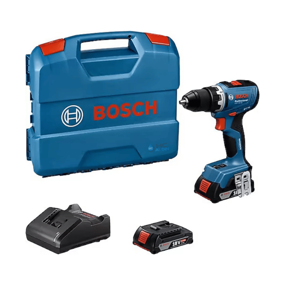 Bosch GSR 18V-65 Çift Akülü 4 Ah Vidalama Makinesi