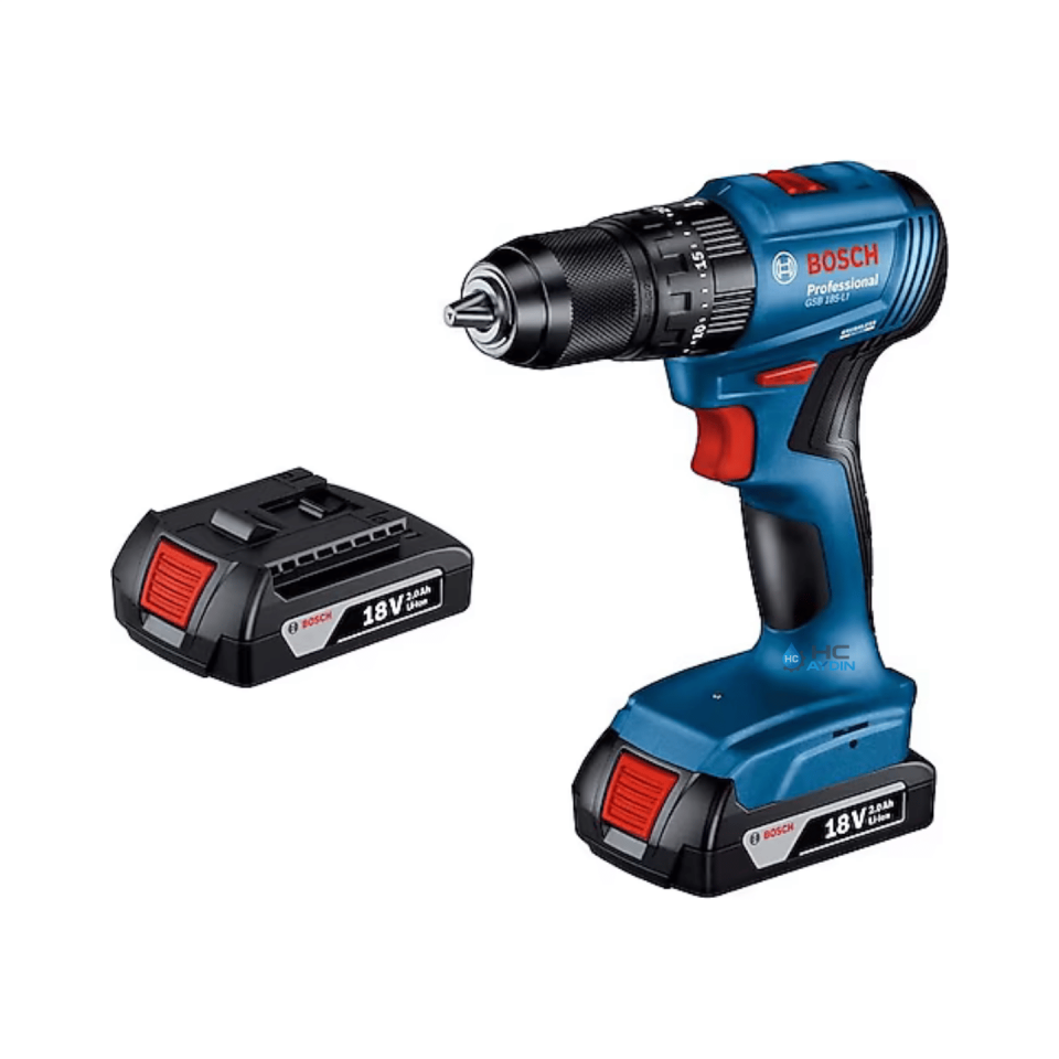 Bosch GSB 185 Li Çift Akülü 2*2 Ah Darbeli Matkap