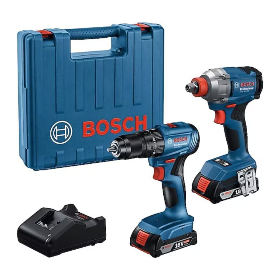 Bosch GDX 18V-285 + GSB 185-Li Elektrikli El Aletleri Seti