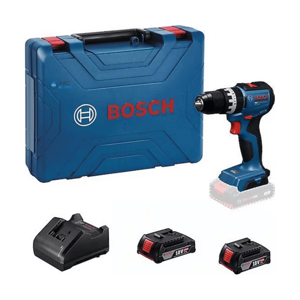 Bosch GSB 18V-65 Çift Akülü 2 Ah Darbeli Matkap