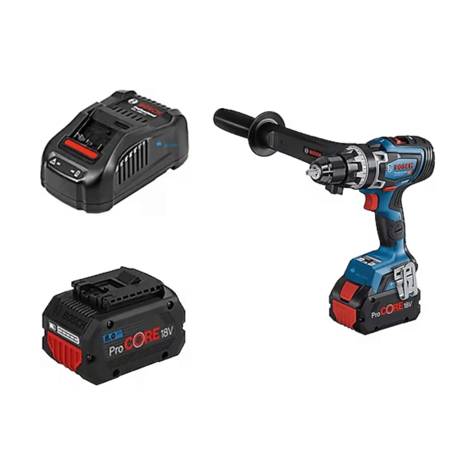 Bosch GSR 18V-150 C Çift Akülü 8 Ah Vidalama Makinesi
