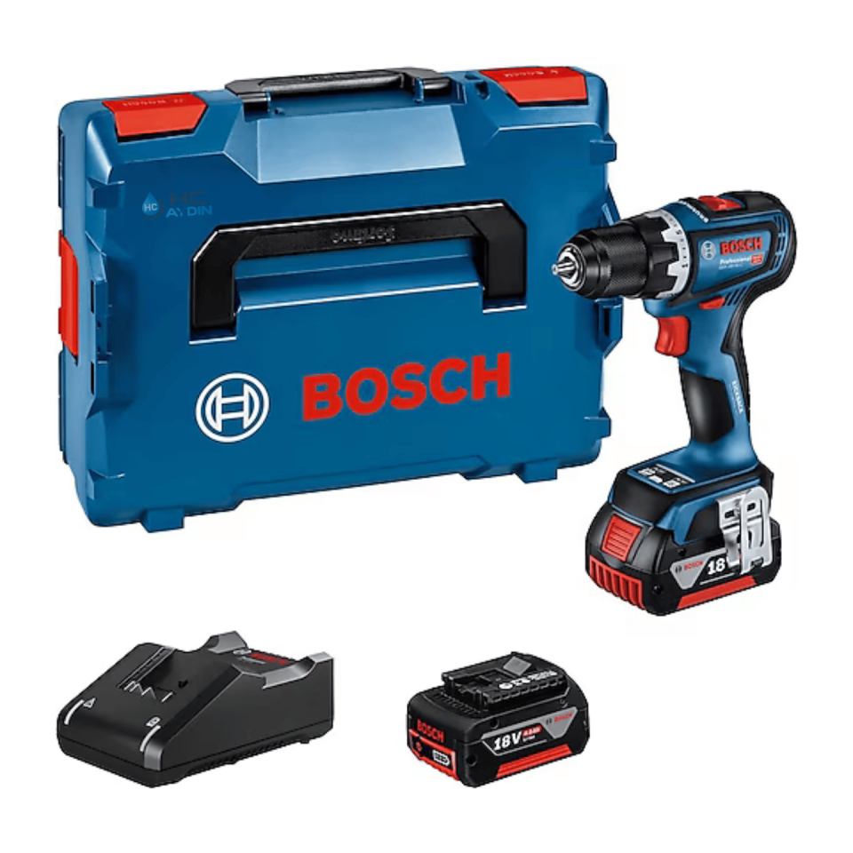Bosch GSR 18V-90 C Çift Akülü 5 Ah Vidalama Makinesi