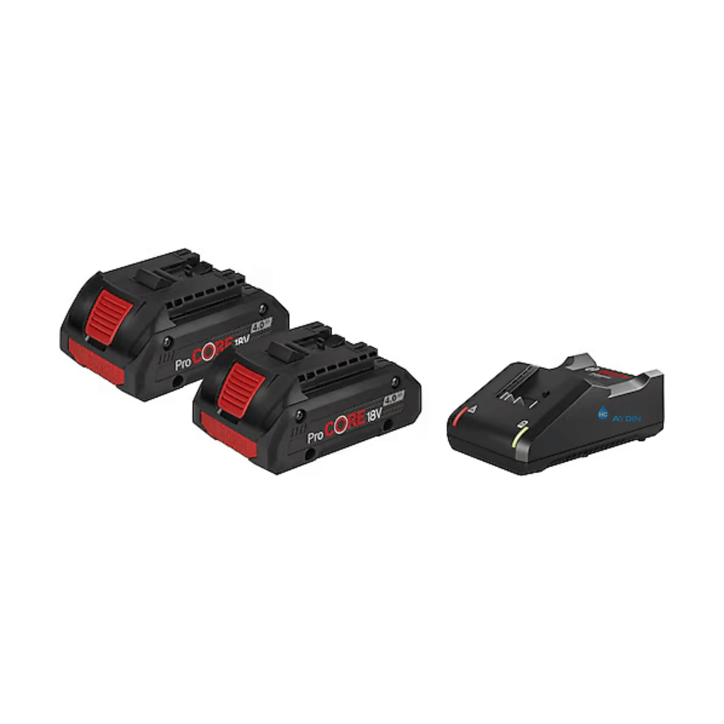 Bosch GAL 18V-40 Akü Şarj Cihazı + 2 x Procore 18 V 4 Ah Yedek Akü